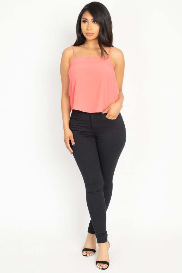 Scallop Cami Top