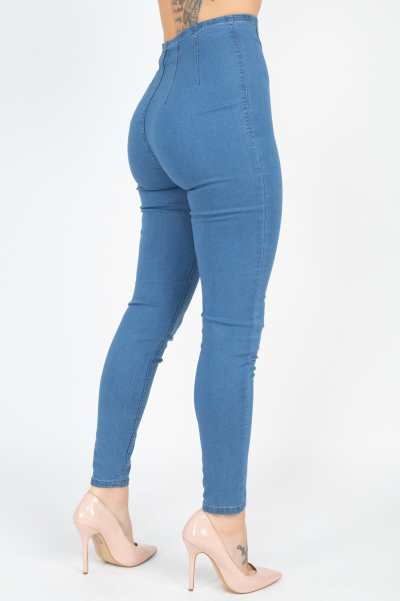 High Waist Skinny Jeans