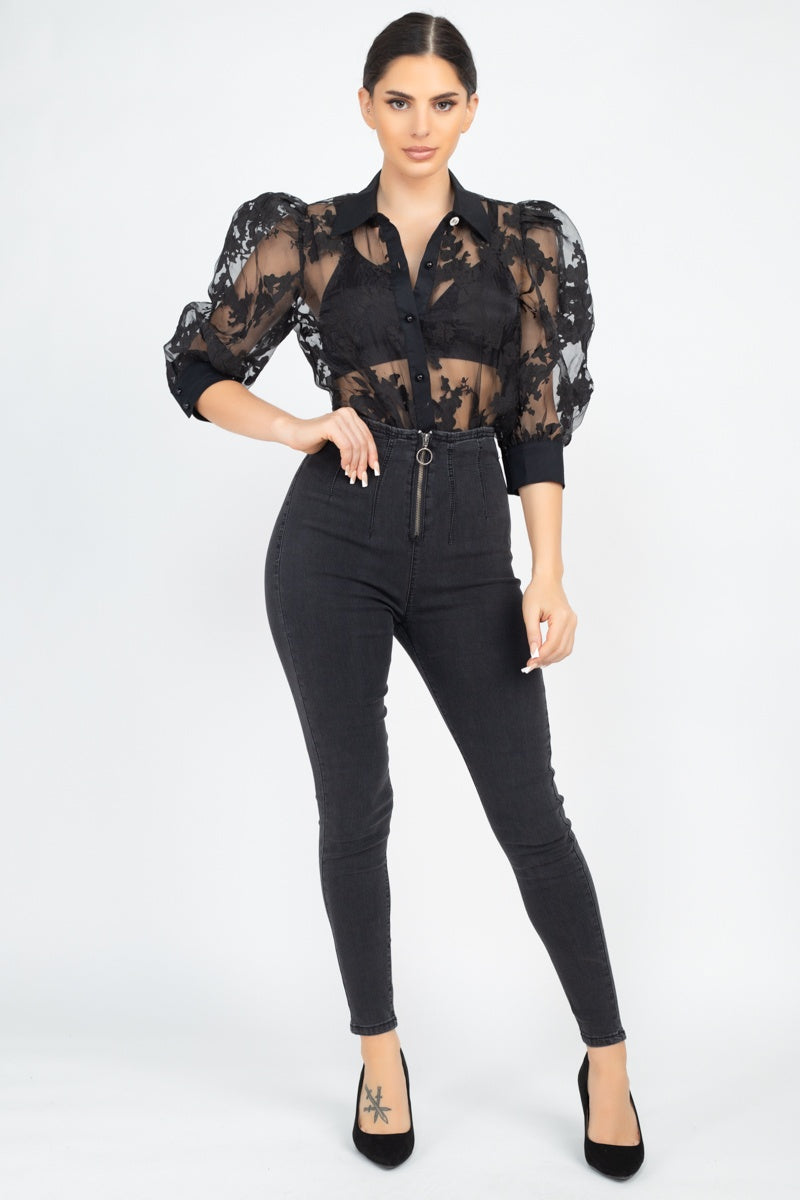 High Waist Skinny Jeans