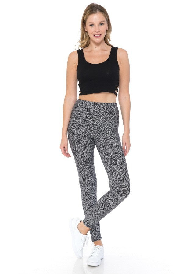 High Waist Yoga Printed Leggings