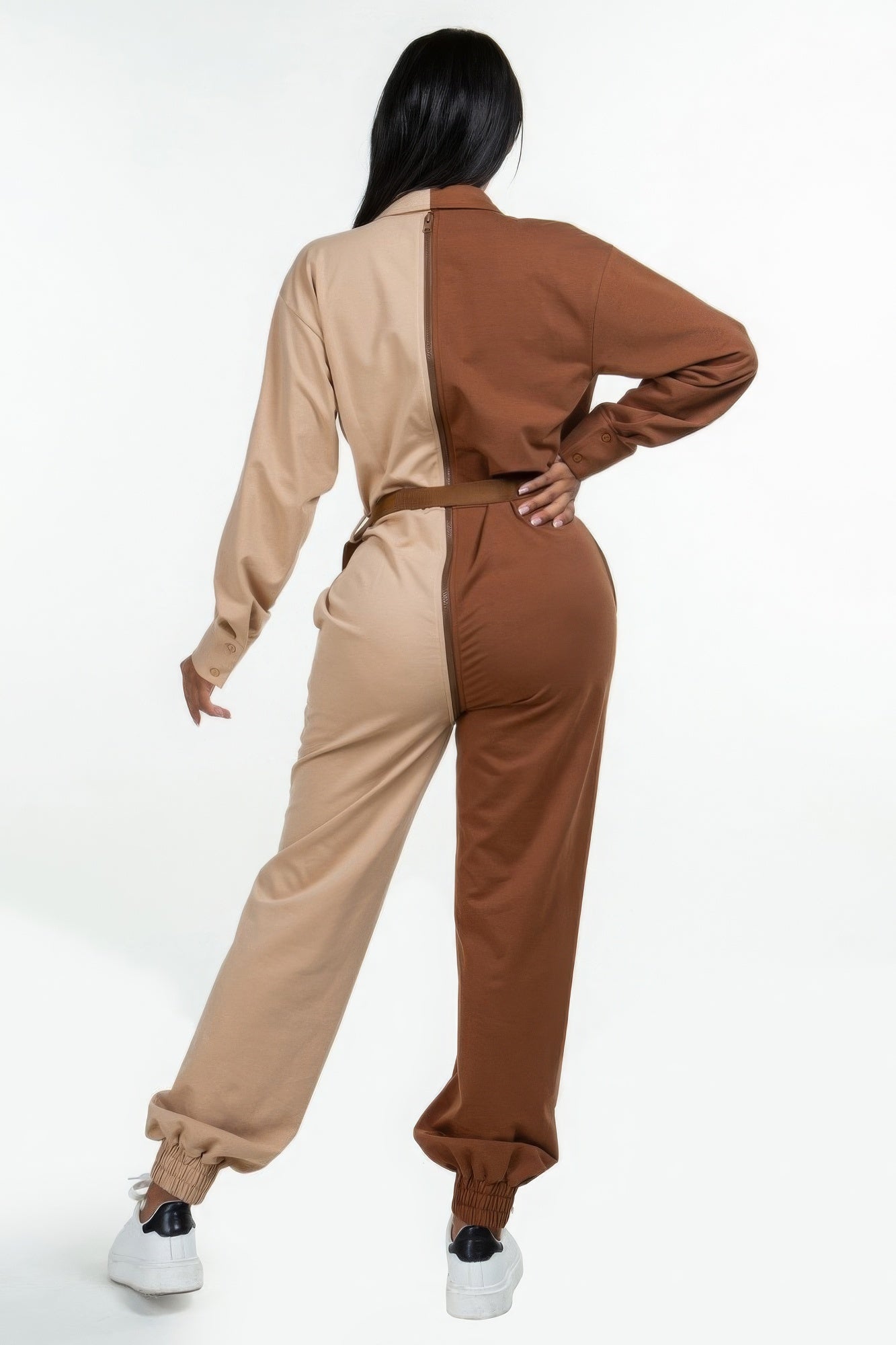 Oversized Cozy Shirt Jumpsuit