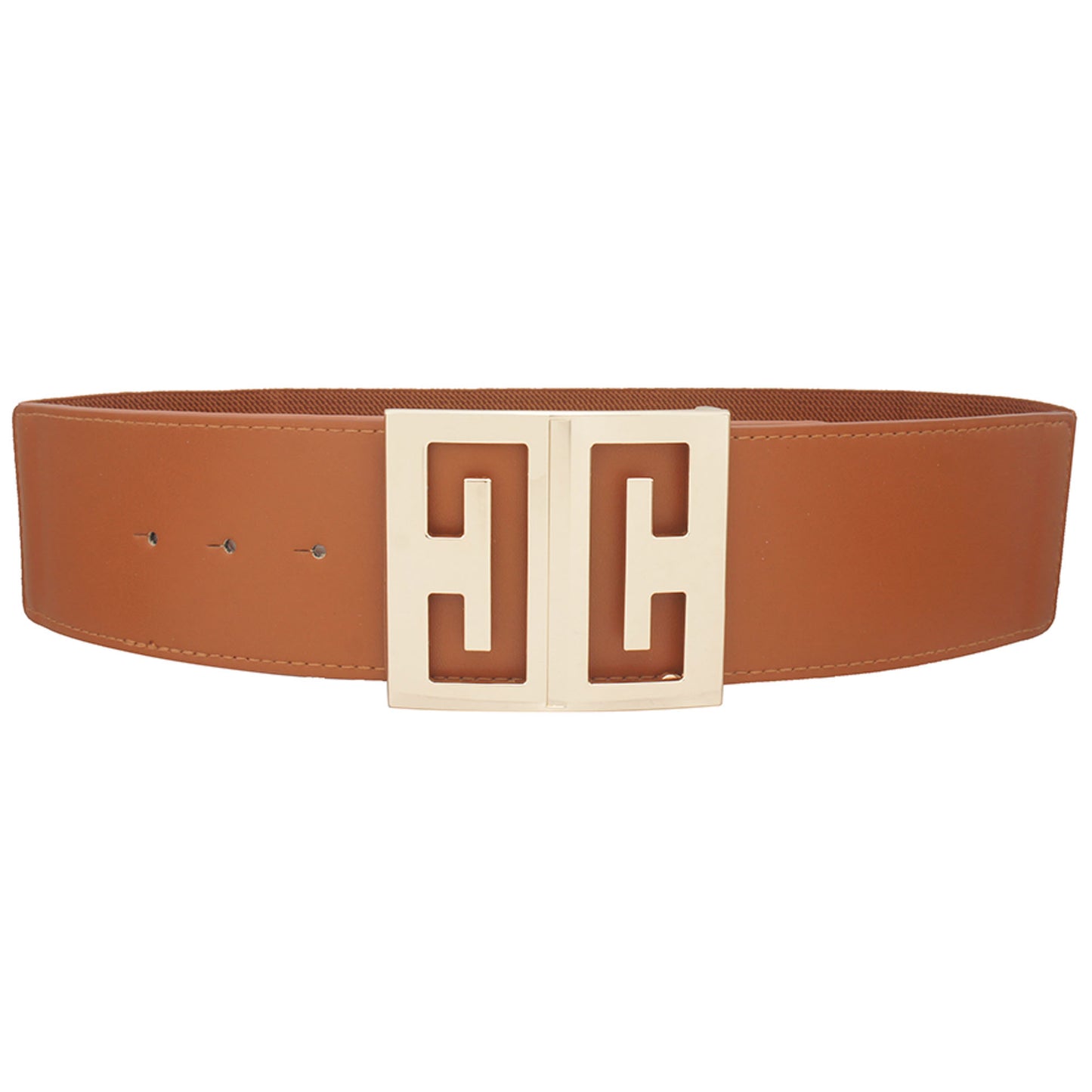 Cutout Square Buckle Belt