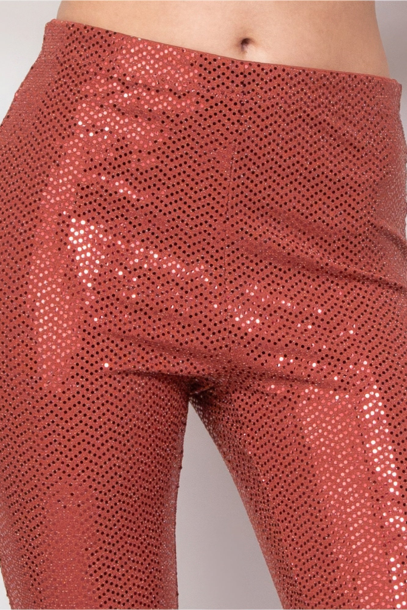 Sequined Flare Pants