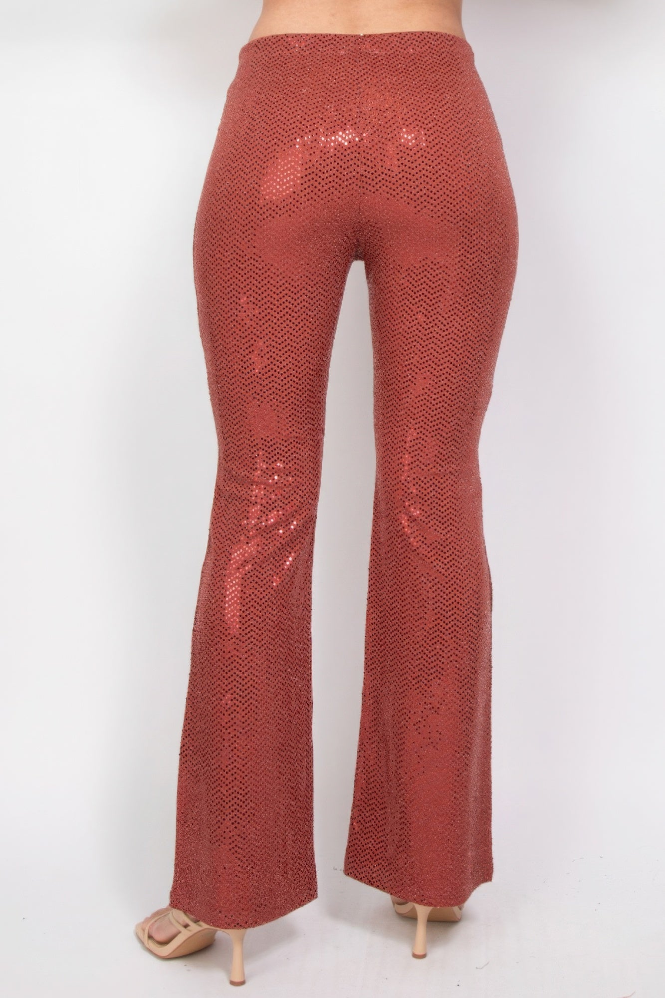 Sequined Flare Pants
