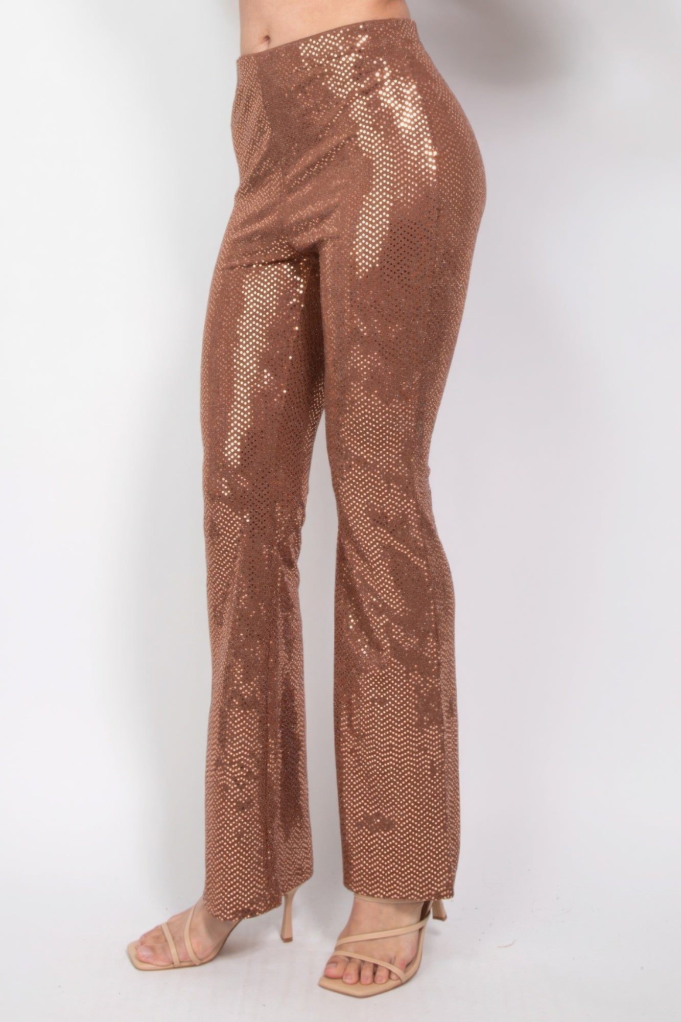 Sequined Flare Pants