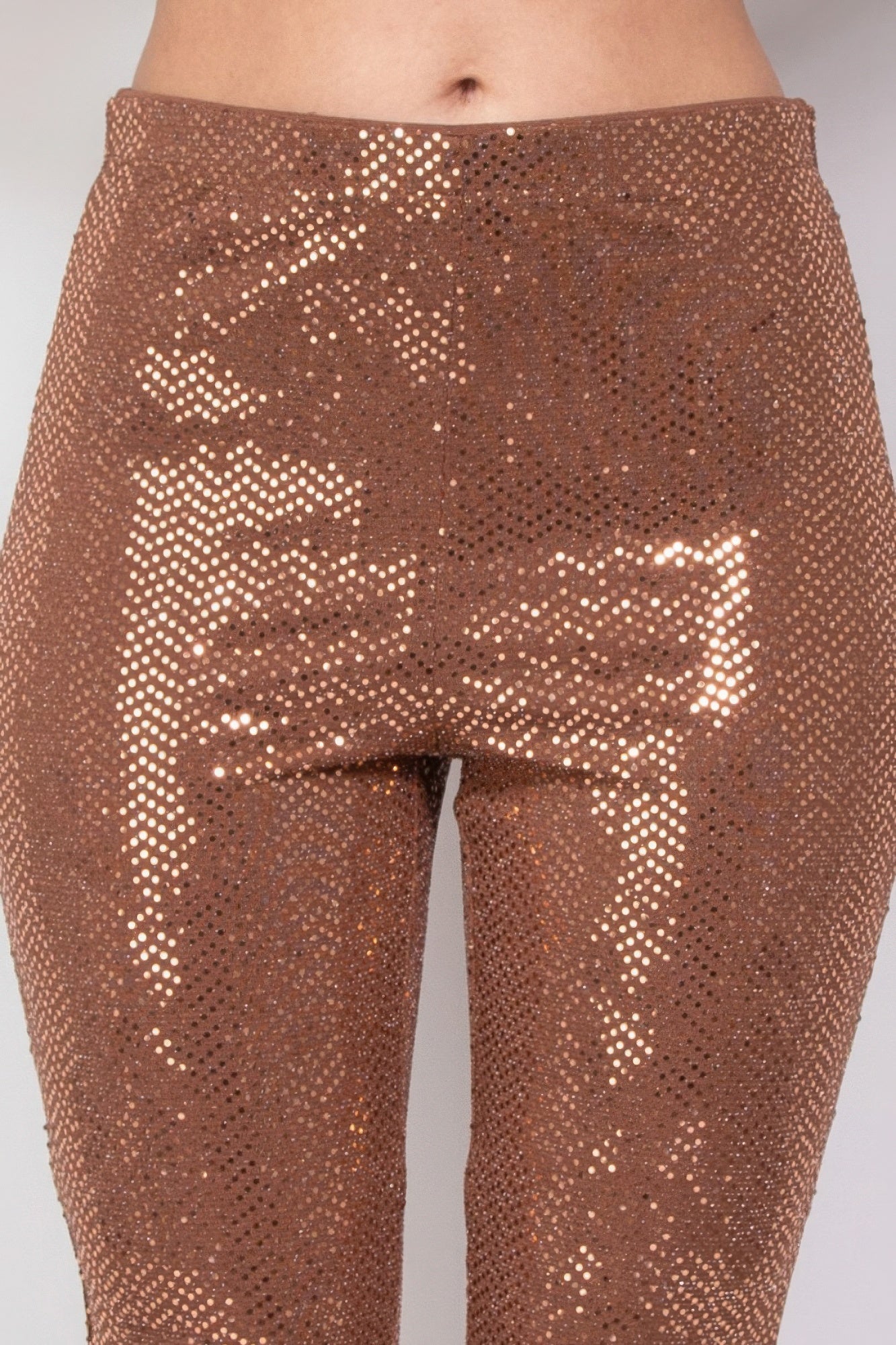Sequined Flare Pants