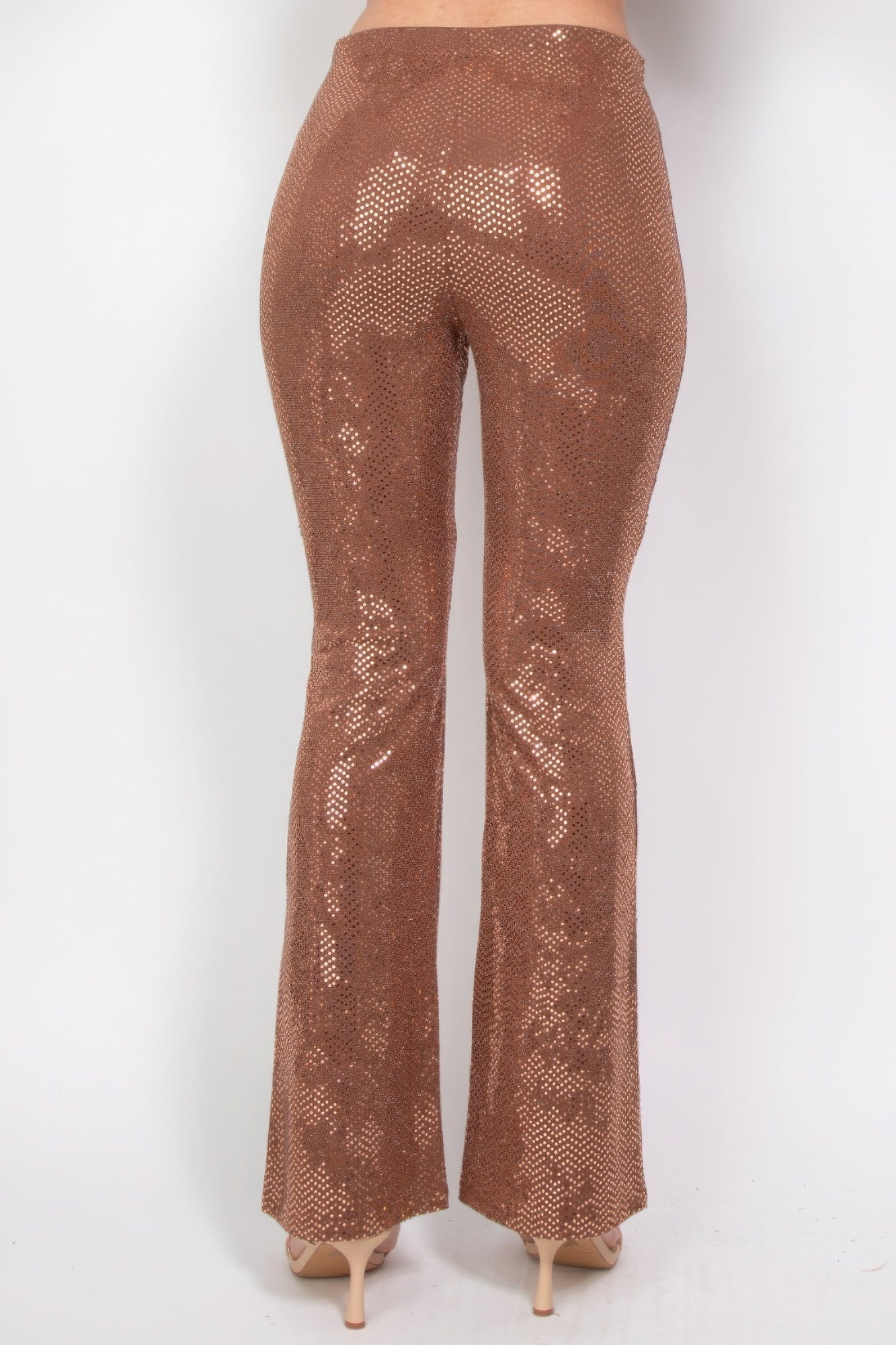 Sequined Flare Pants
