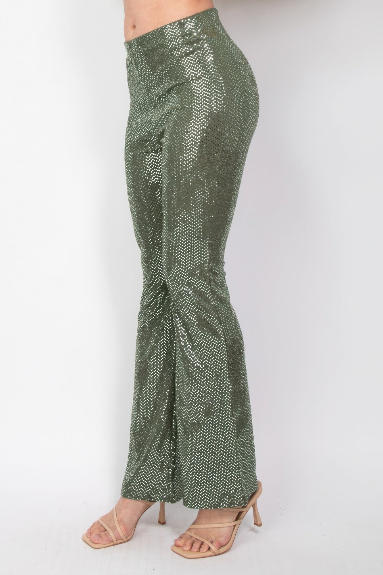 Sequined Flare Pants