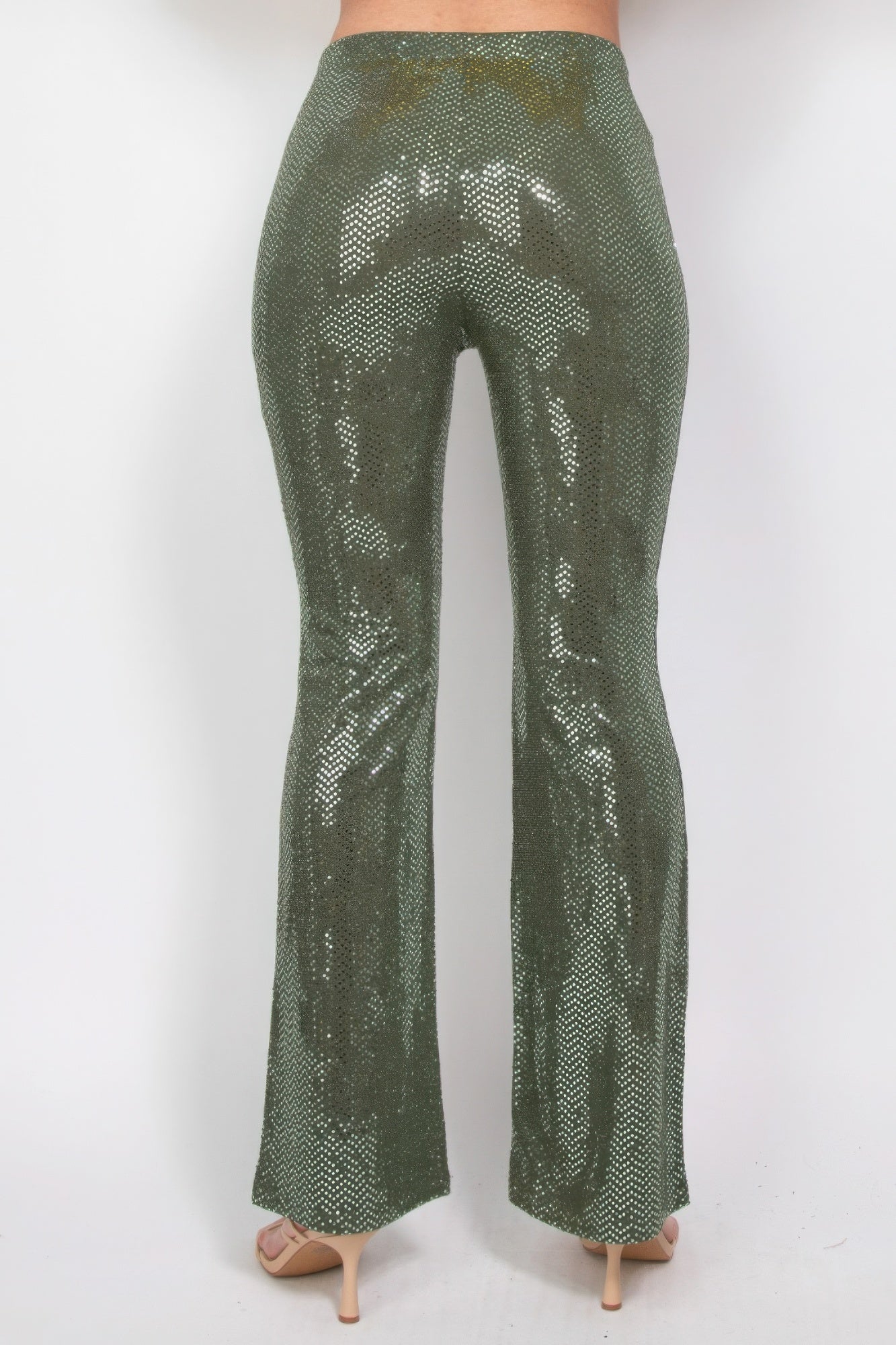 Sequined Flare Pants