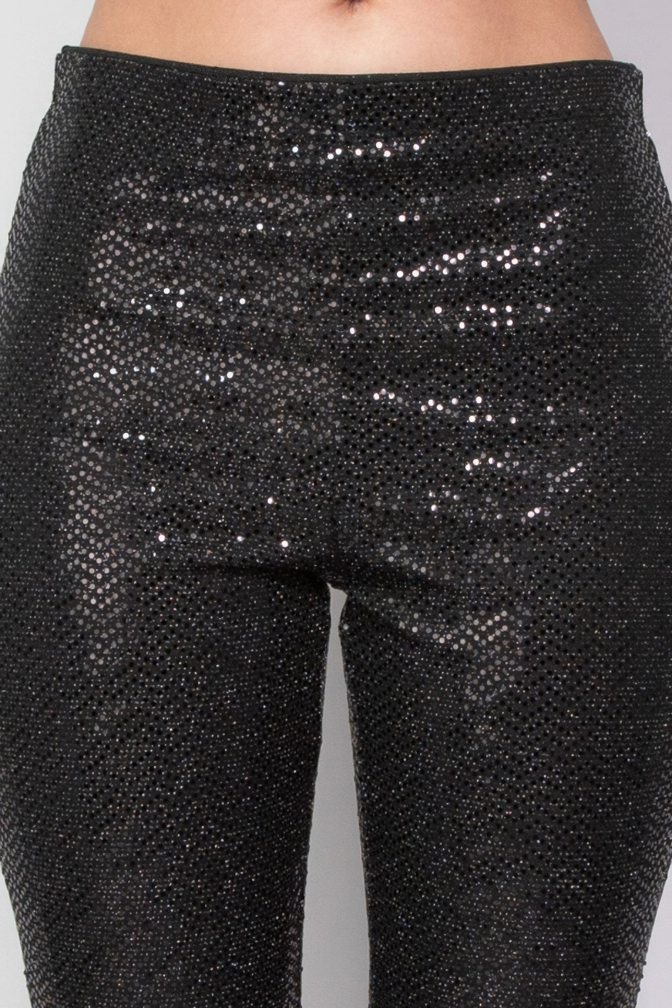 Sequined Flare Pants