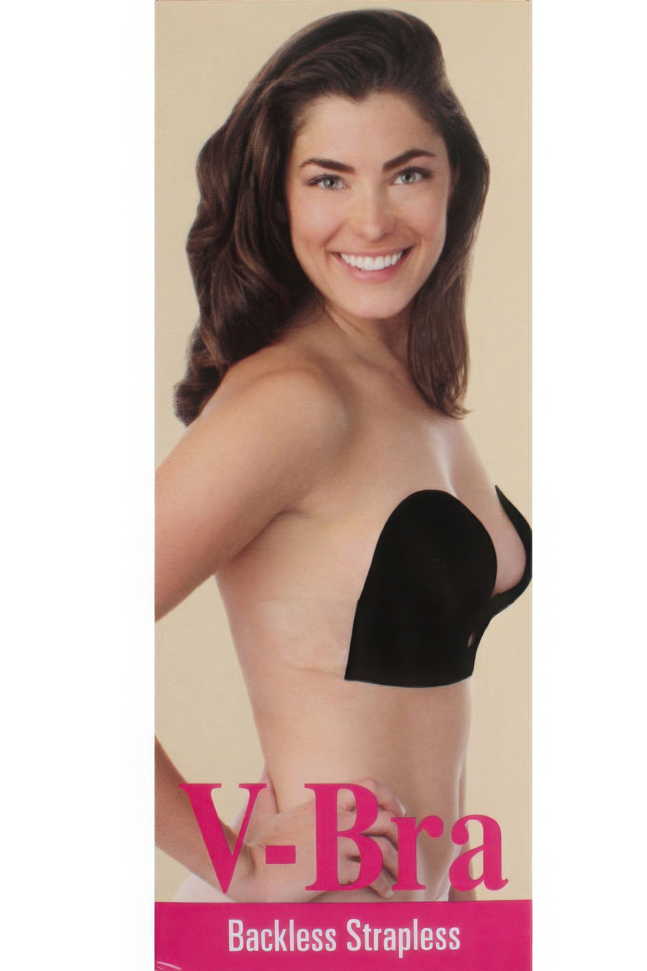 Black Backless Strapless Bra
