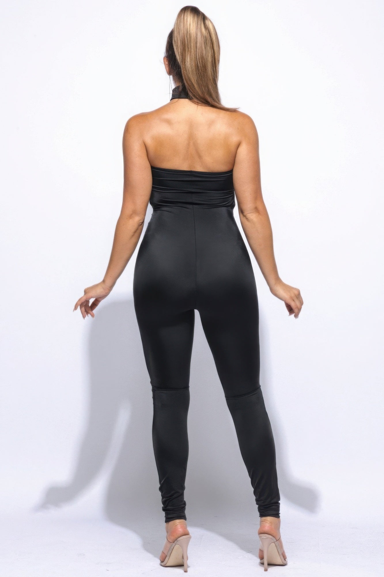 Bling Rhinestones Tube Jumpsuit