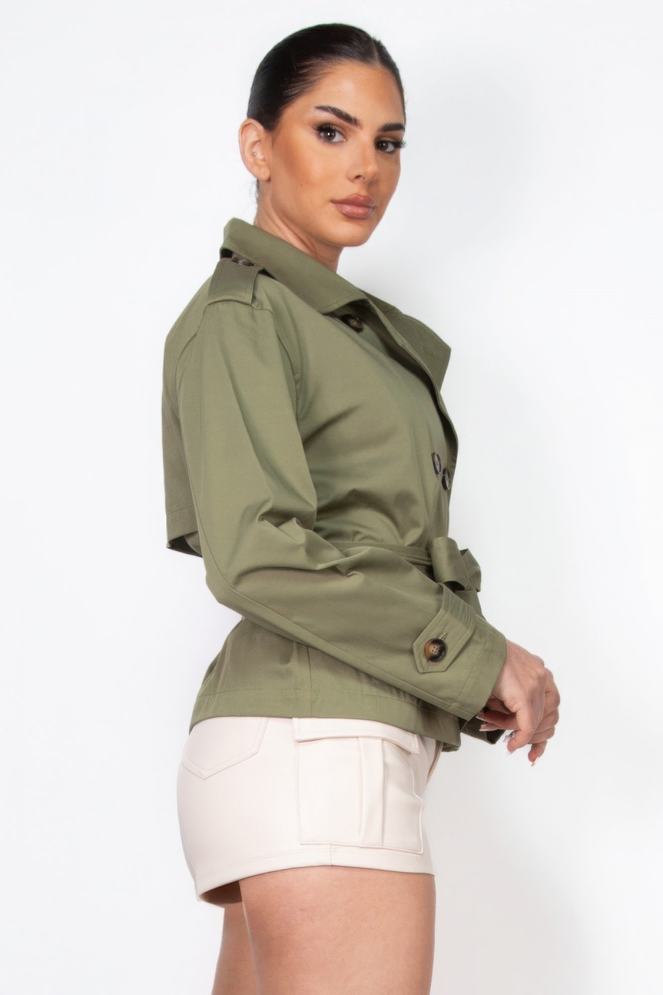 Waist Tie Trench Coat