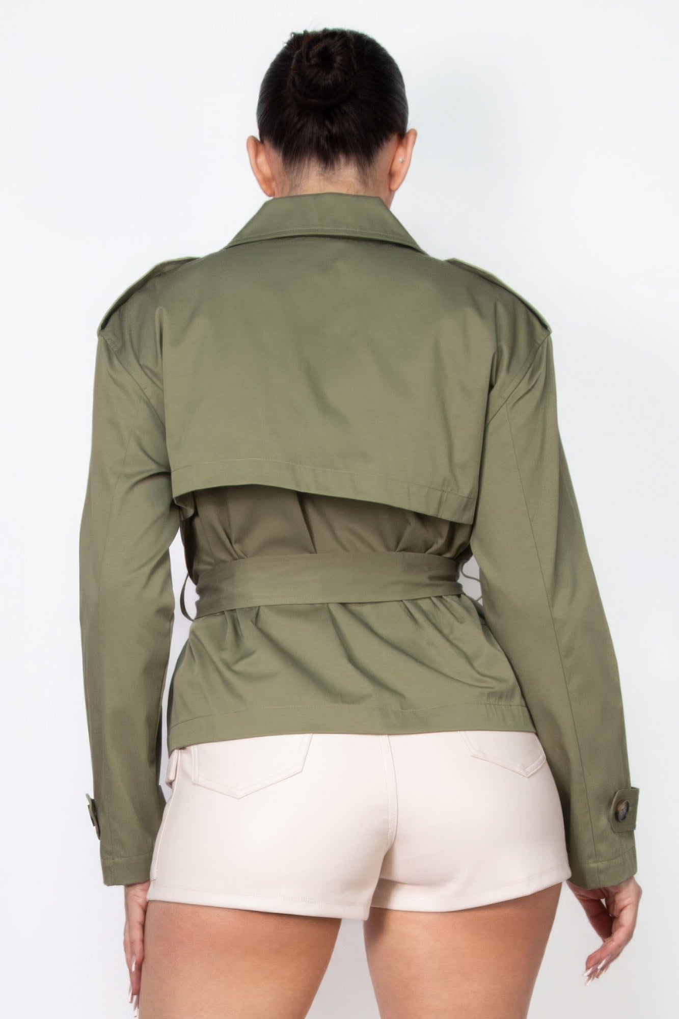 Waist Tie Trench Coat