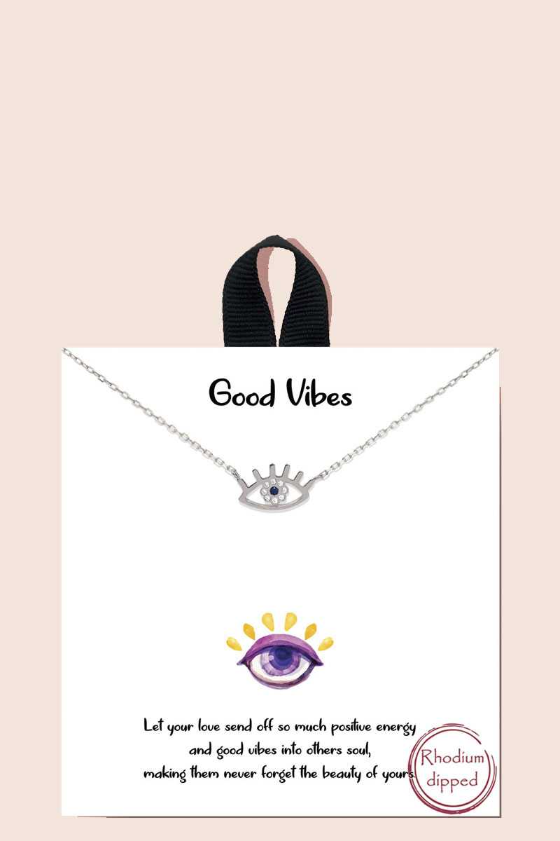 Good Vibes Eye Necklace