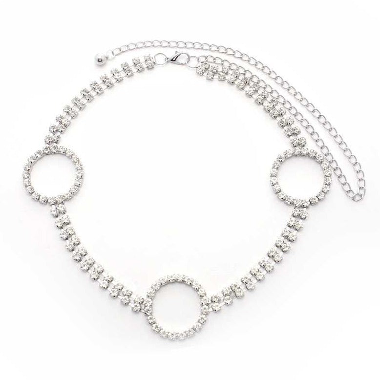 Glam Circle Chain Belt