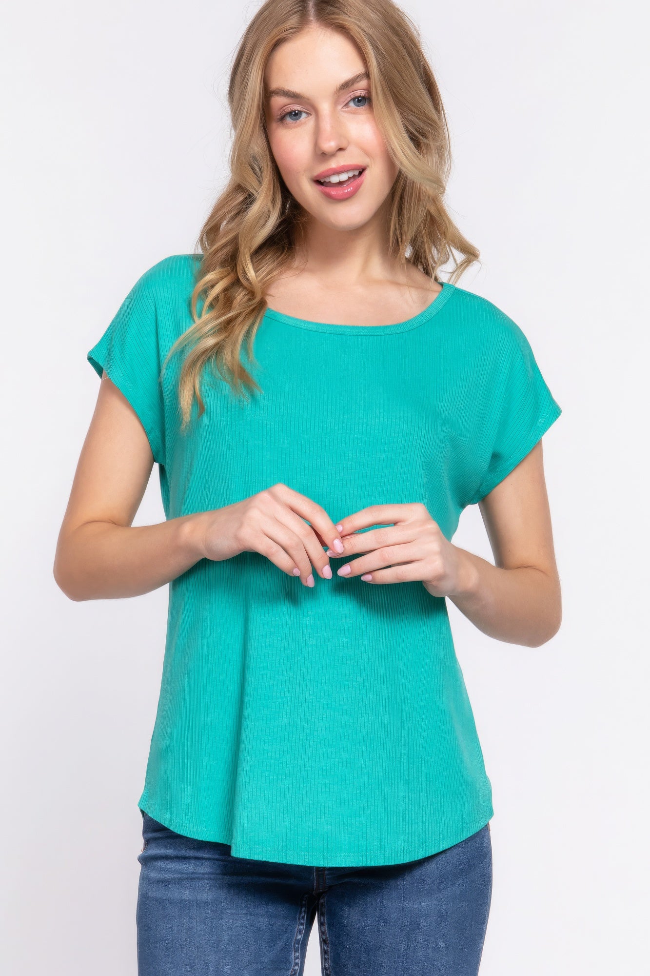 Dolman Short Sleeve Top