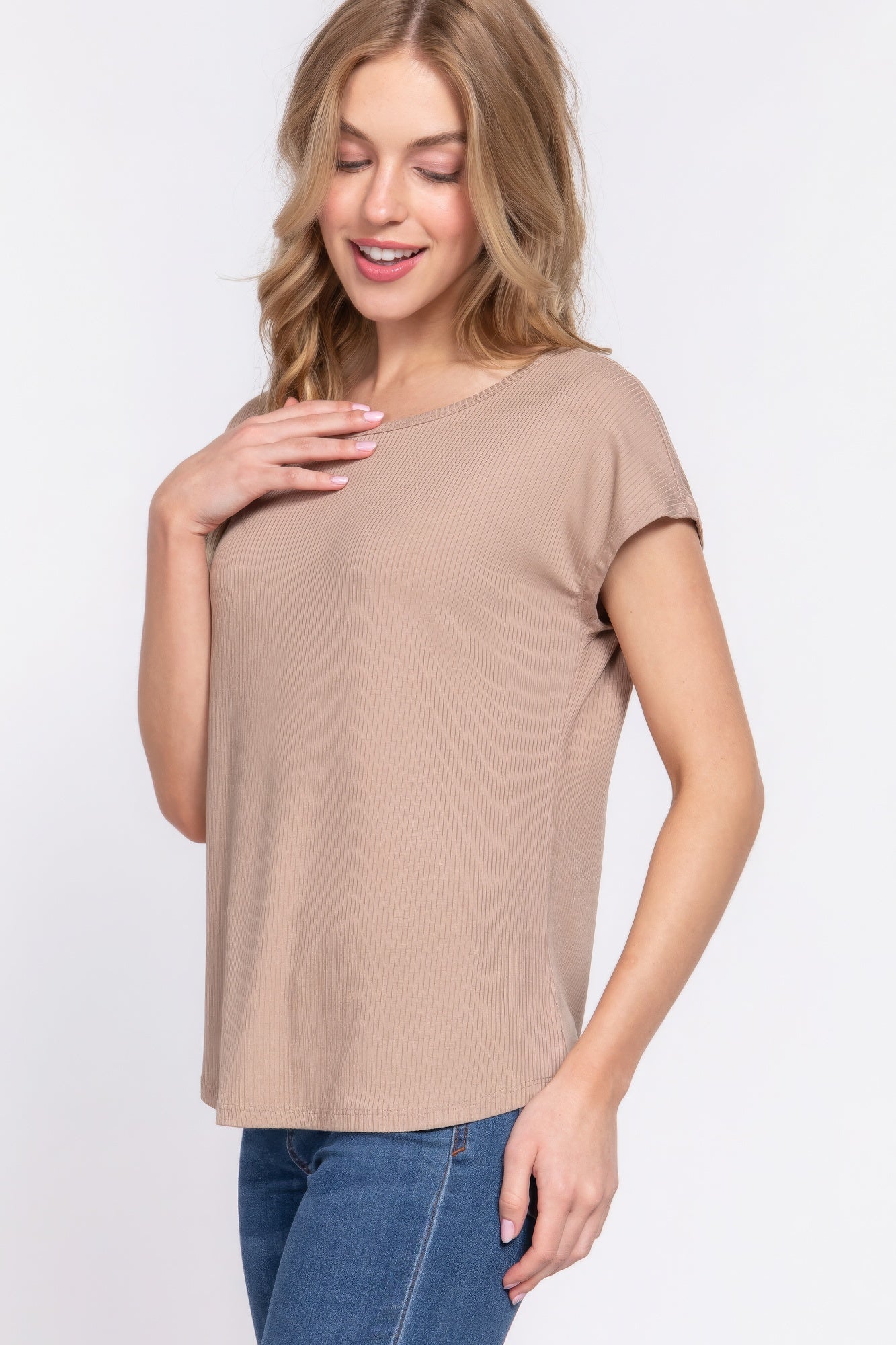 Dolman Short Sleeve Top