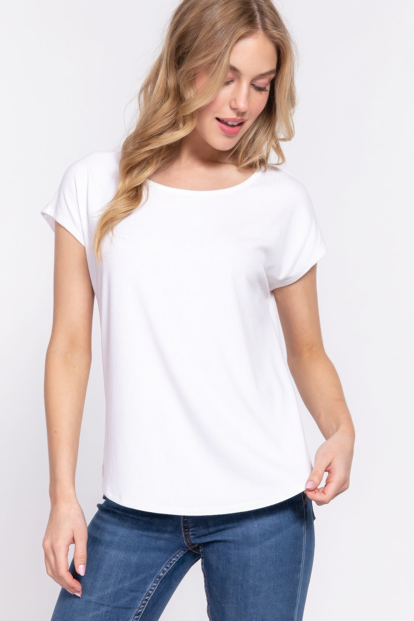 Dolman Short Sleeve Top