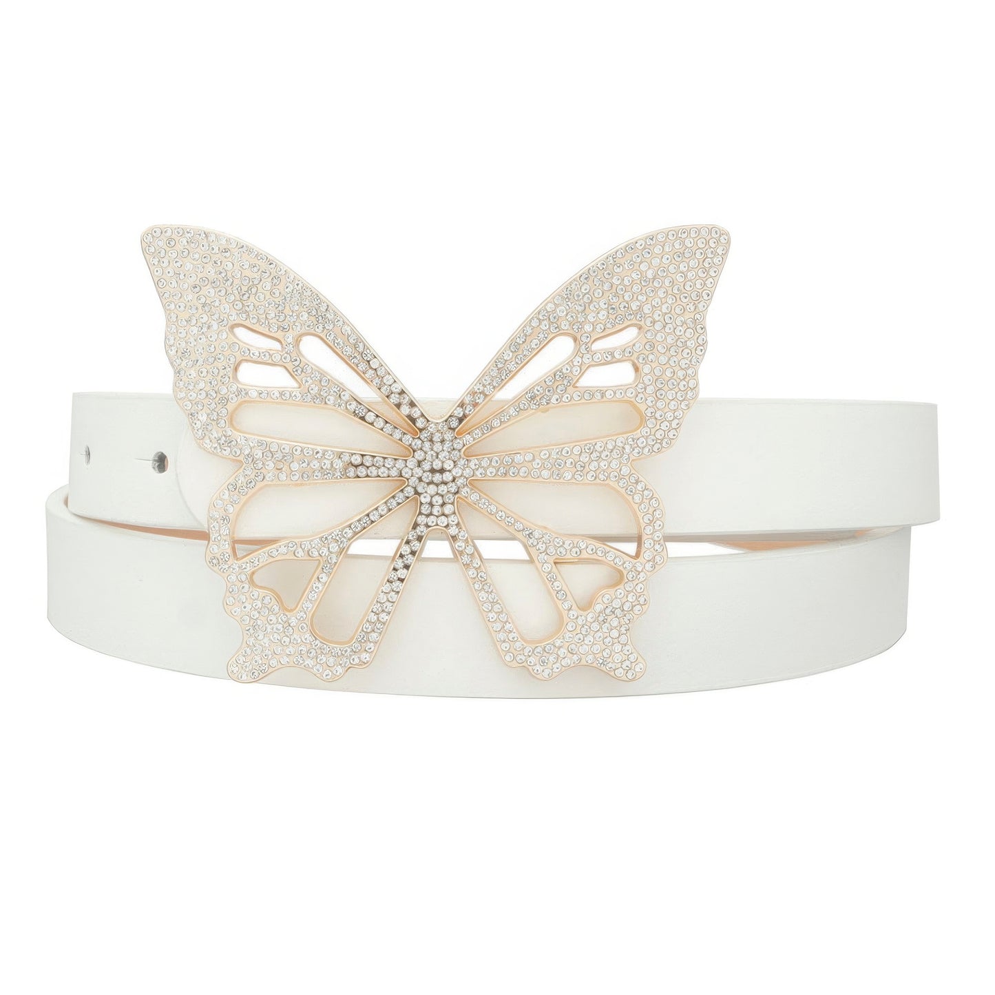 Rhinestone Butterfly Belt