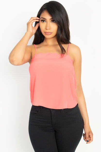 Scallop Cami Top