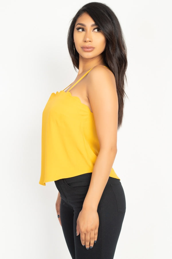 Scallop Cami Top