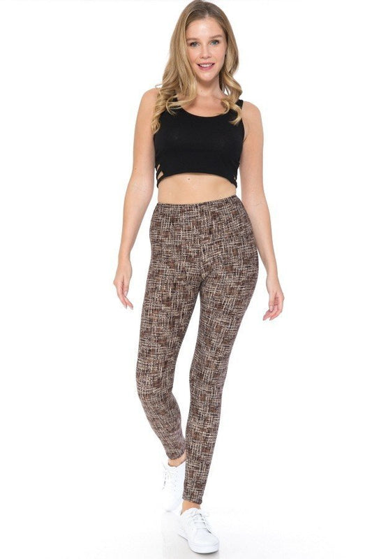 High Waist Yoga Printed Leggings