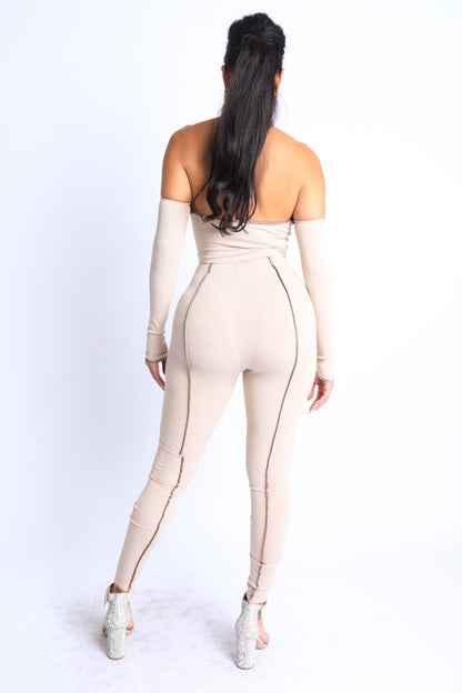 Halter Keyhole Top & Pants Set