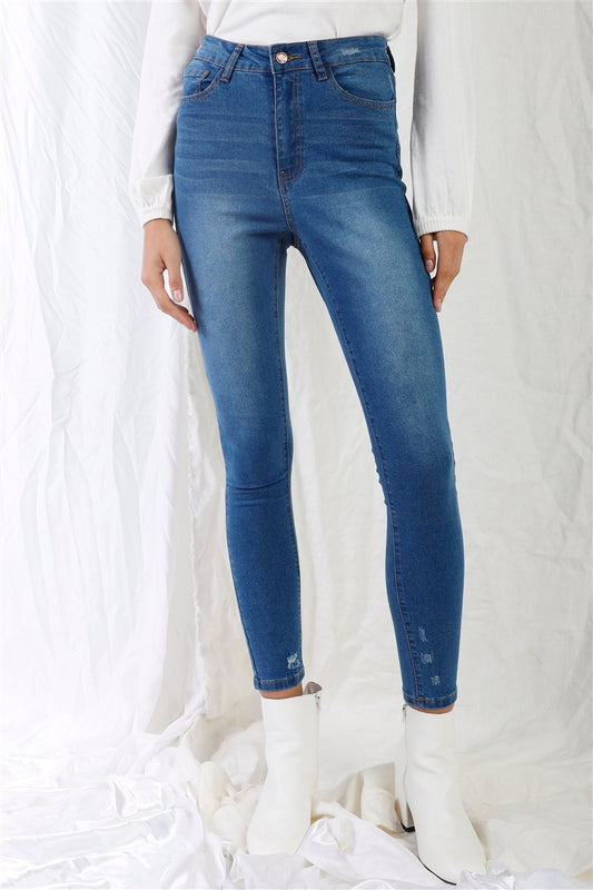 Medium Wash Skinny Jeans