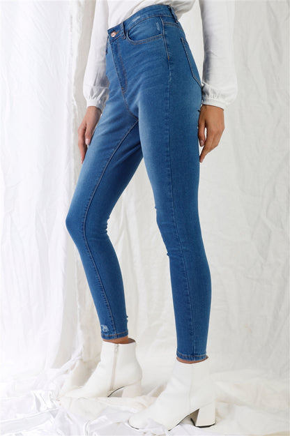 Medium Wash Skinny Jeans