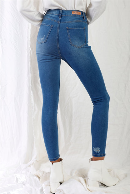 Medium Wash Skinny Jeans