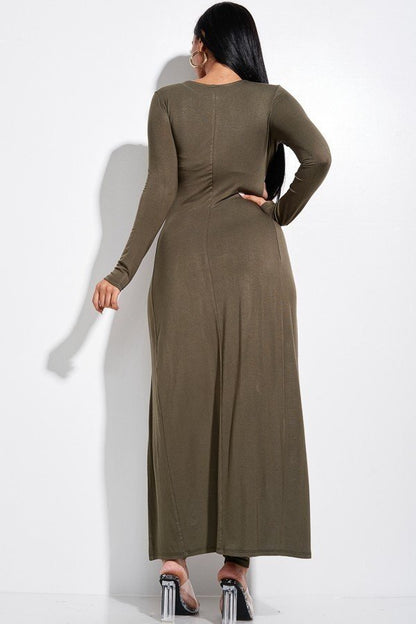 Long Top & Leggings Set