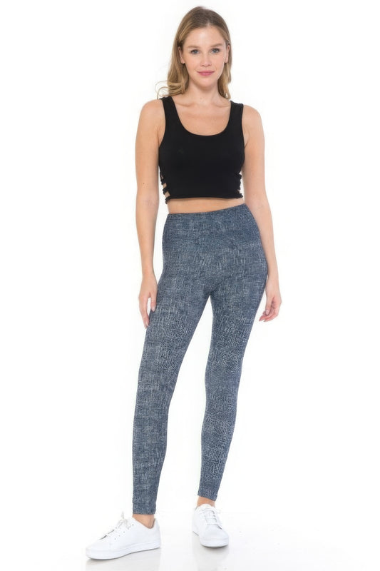 High Waist Yoga Printed Leggings