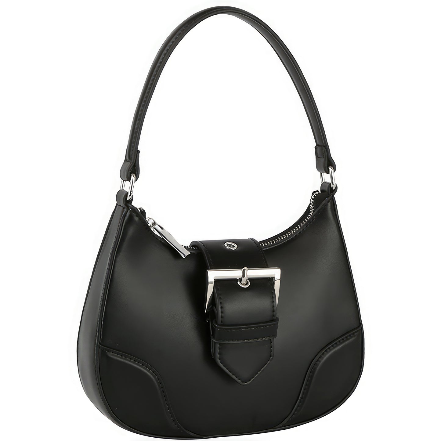 Fashion Buckle Handle Bag