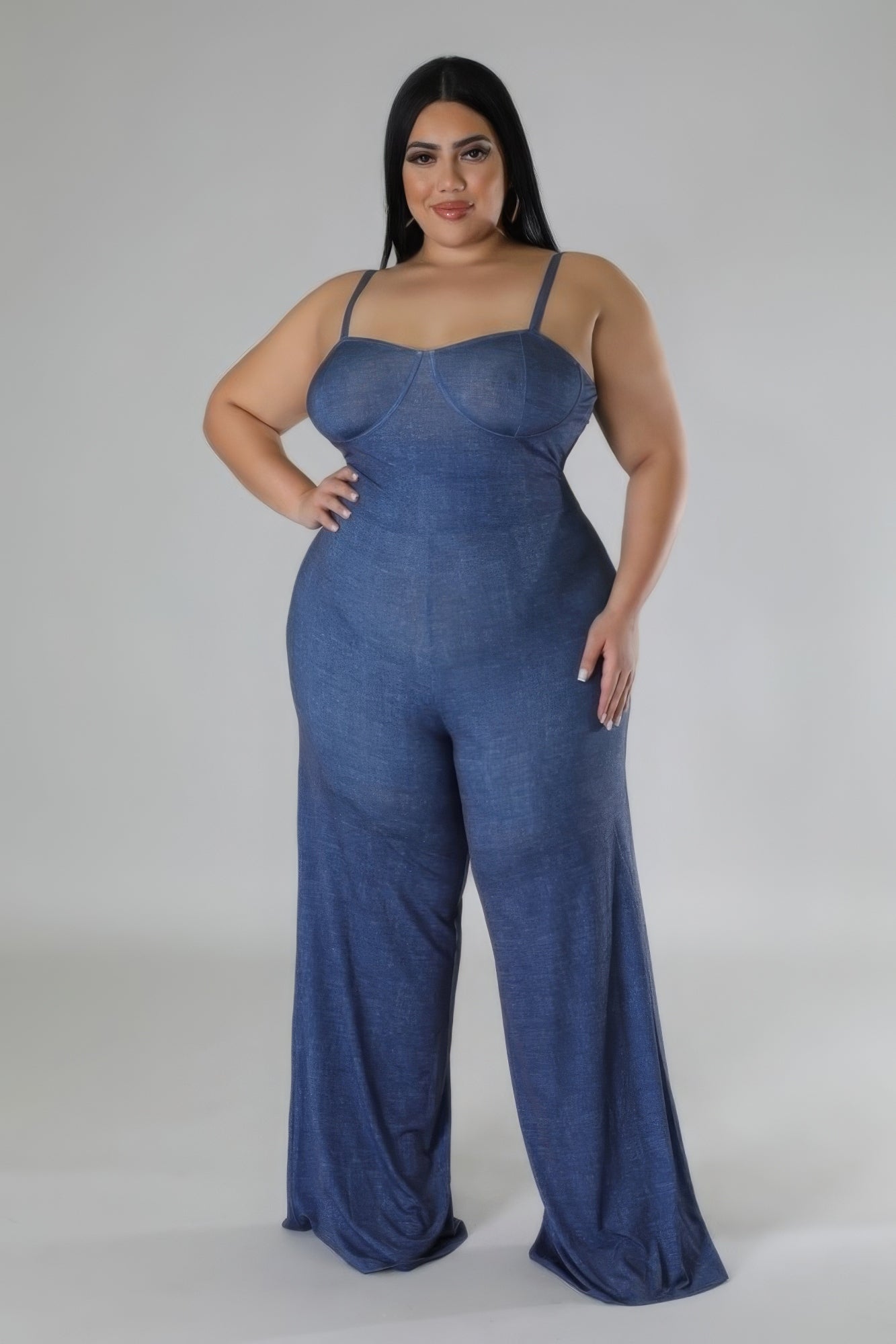 Plus Size Wide Leg Jumpsuit