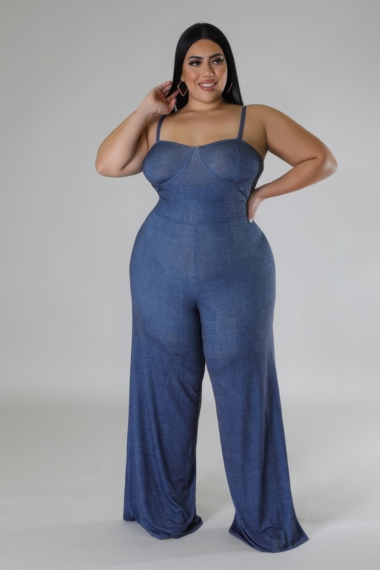 Plus Size Wide Leg Jumpsuit