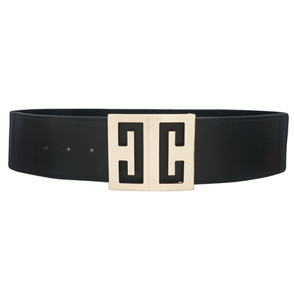 Cutout Square Buckle Belt