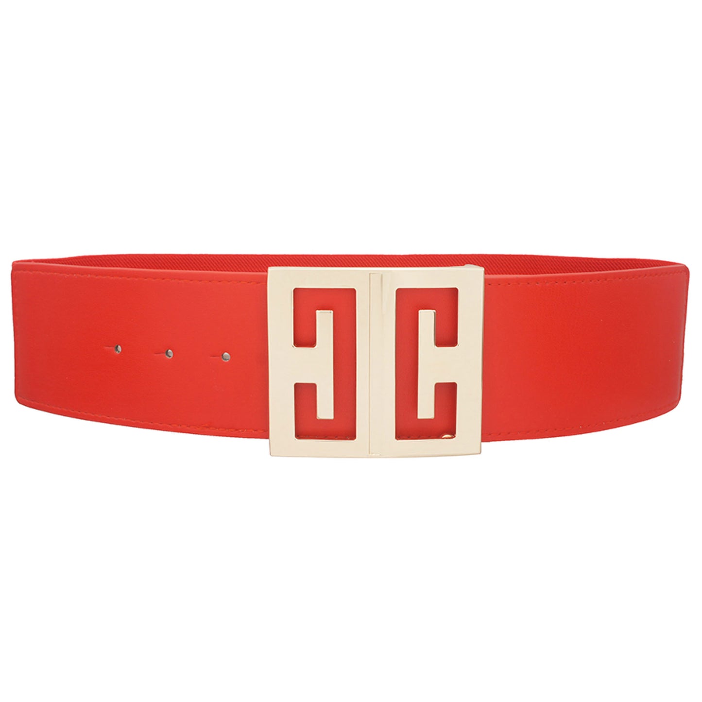 Cutout Square Buckle Belt