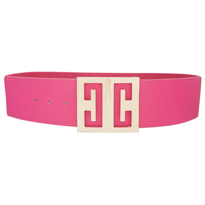 Cutout Square Buckle Belt