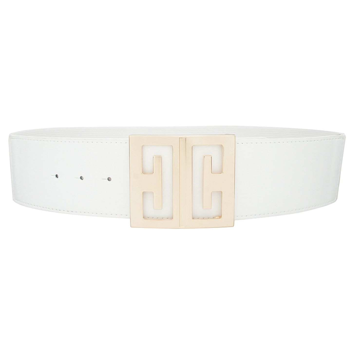 Cutout Square Buckle Belt