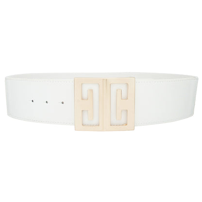 Cutout Square Buckle Belt