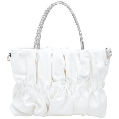 Rhinestone Handle Fashion Bag