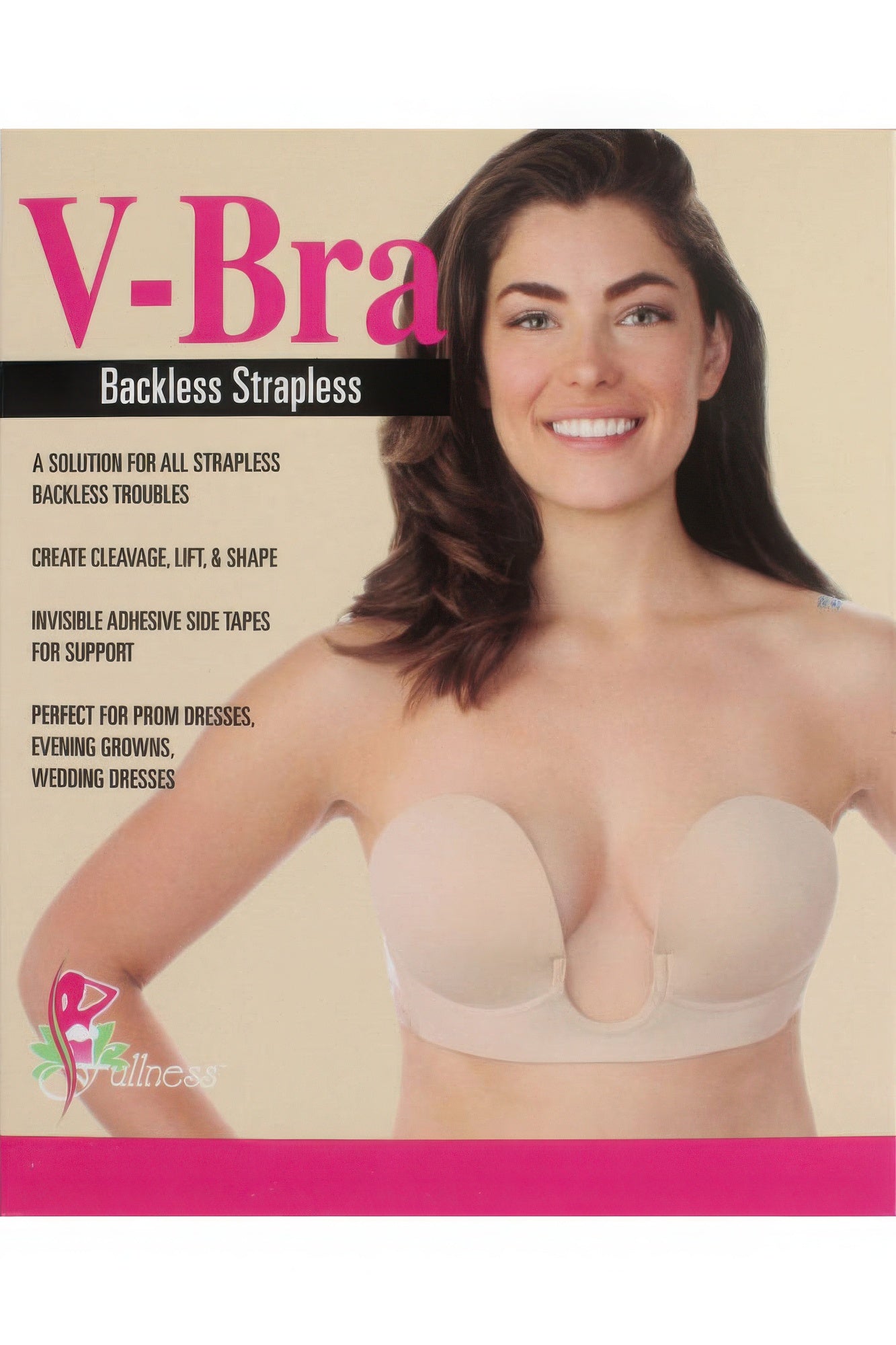 Nude Backless Strapless Bra