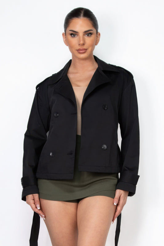 Waist Tie Trench Coat