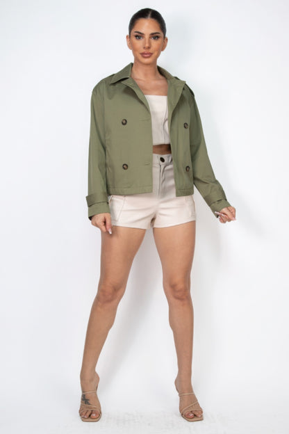 Waist Tie Trench Coat