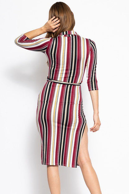 Stripes Midi Tee Dress