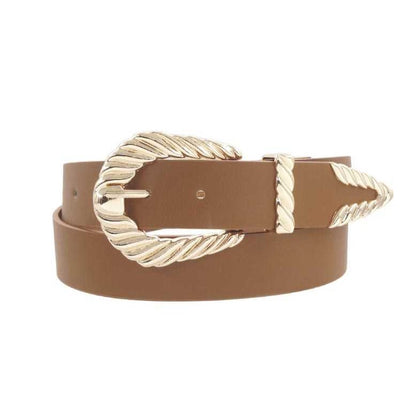 Textured Buckle Belt