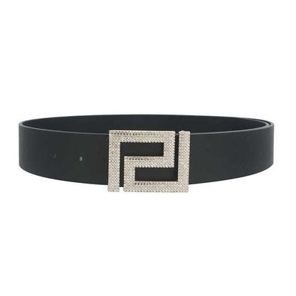 Rhinestone Geo Belt