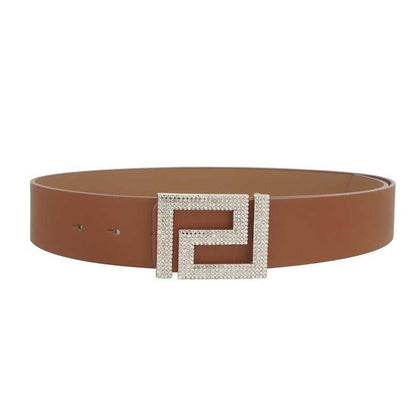 Rhinestone Geo Belt