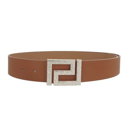 Rhinestone Geo Belt